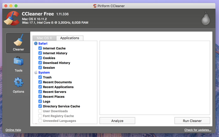Ccleaner Mac Os X Download